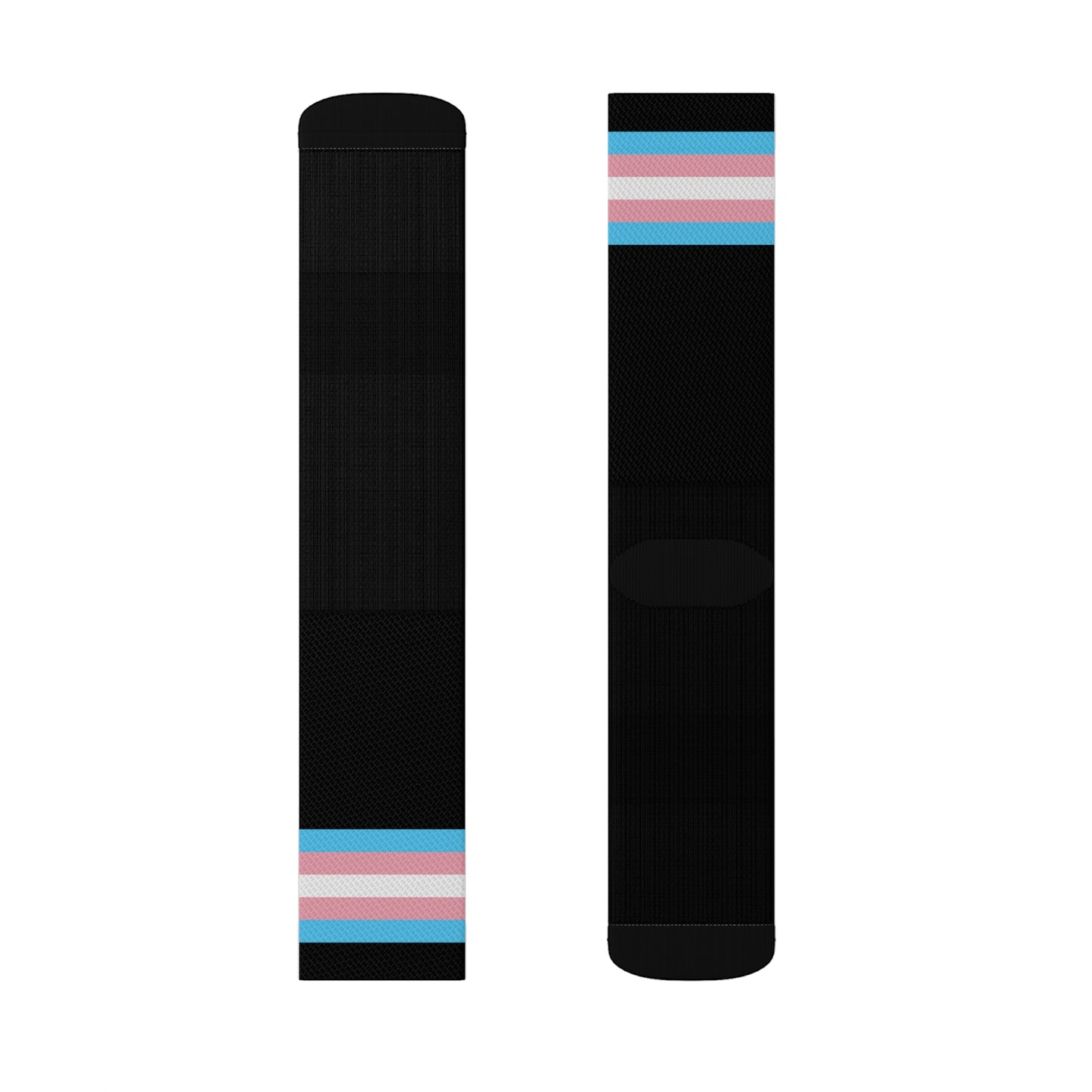Black Trans Pride Socks