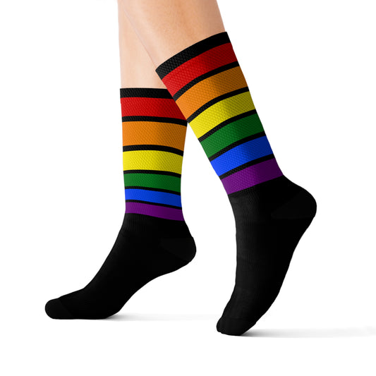 Black Rainbow Socks